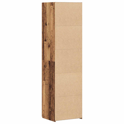 Highboard 2 pcs Old Wood 50 x 42.5 x 185 cm