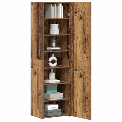 Highboard 2 pcs Old Wood 50 x 42.5 x 185 cm