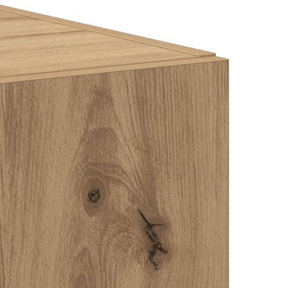 Highboard 2 pcs Artisan Oak 50 x 42.5 x 185 cm