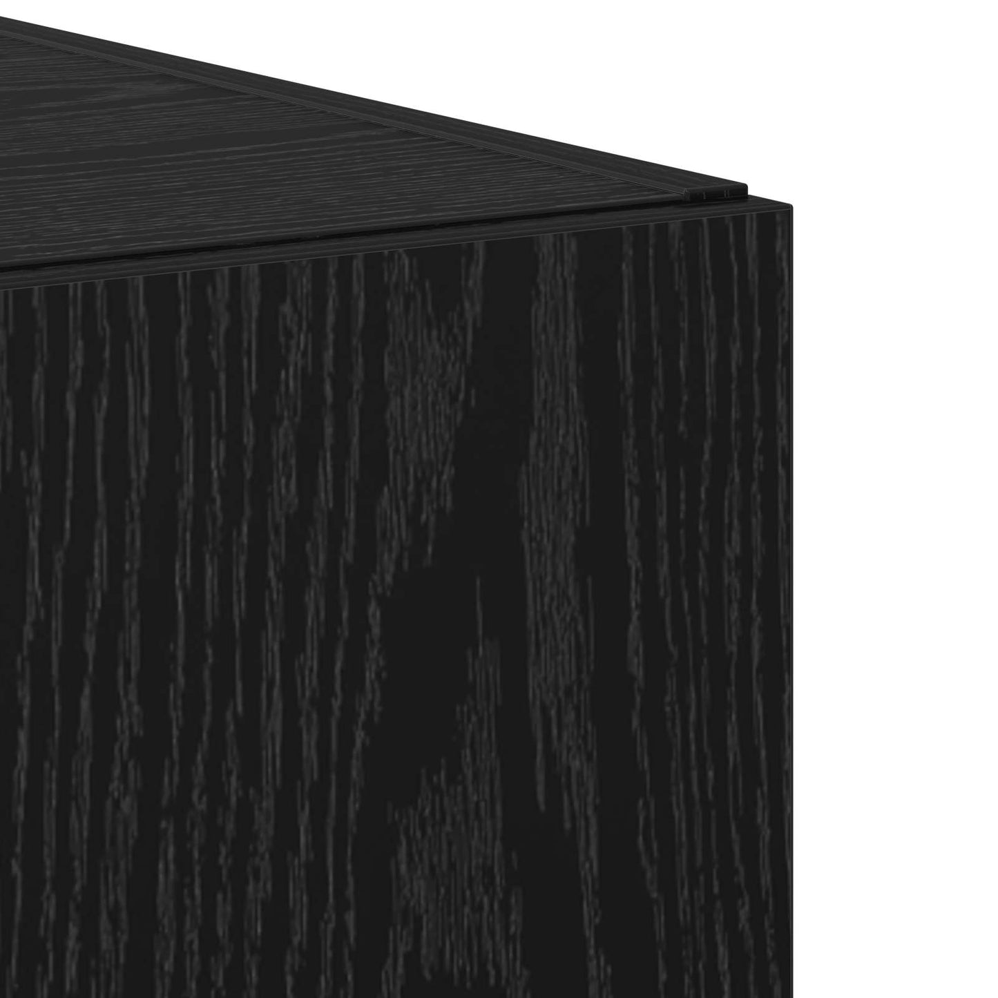 Highboard 2 pcs Black Oak 50 x 42.5 x 185 cm