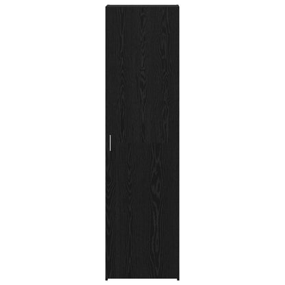 Highboard 2 pcs Black Oak 50 x 42.5 x 185 cm