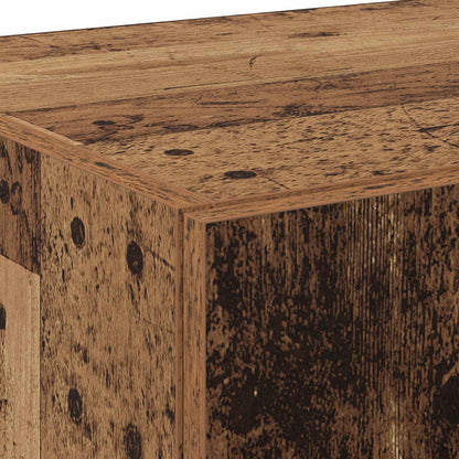 Highboard 2 pcs Old Wood 70 x 42.5 x 185 cm