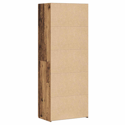 Highboard 2 pcs Old Wood 70 x 42.5 x 185 cm