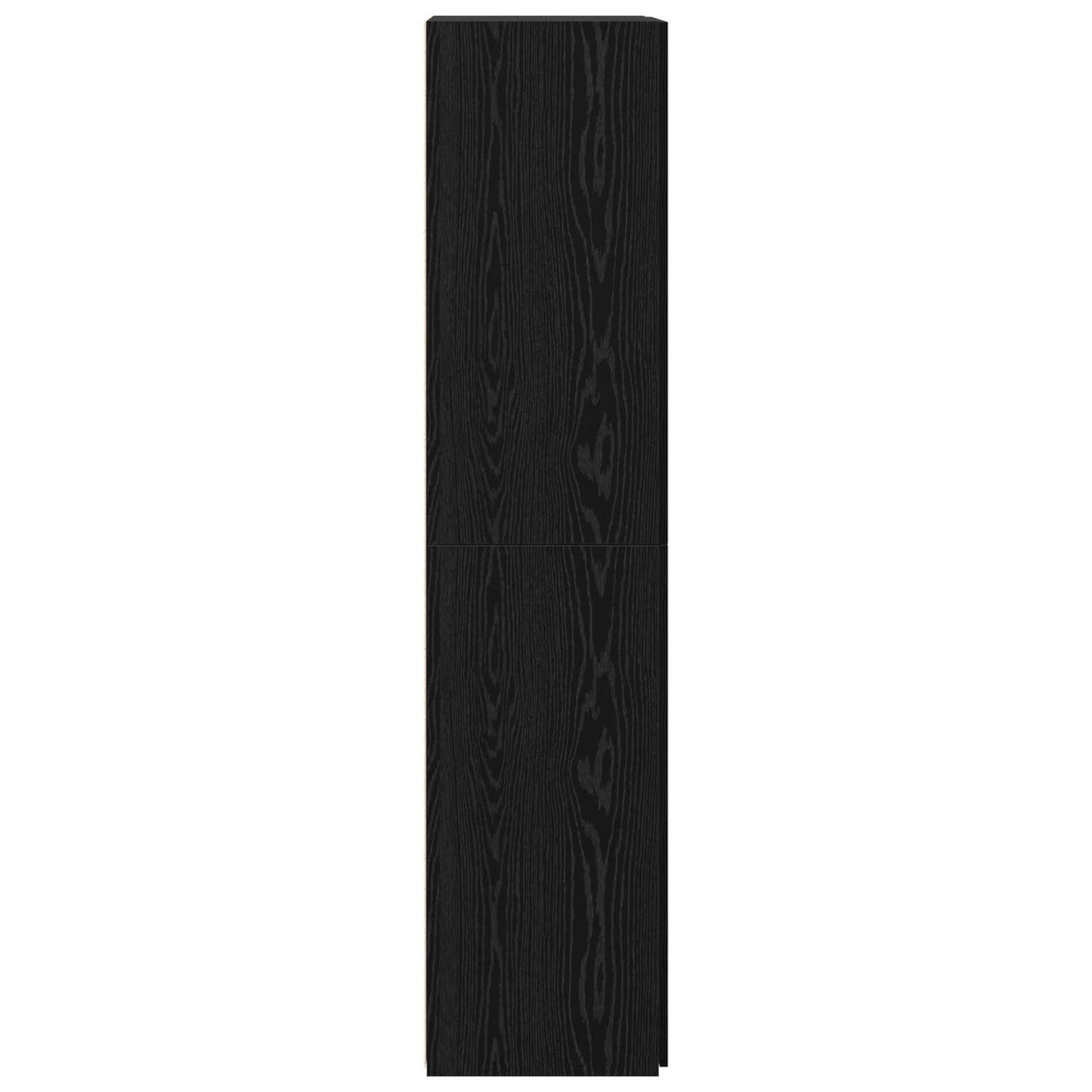 Highboard 2 pcs Black Oak 80 x 42 x 185 cm