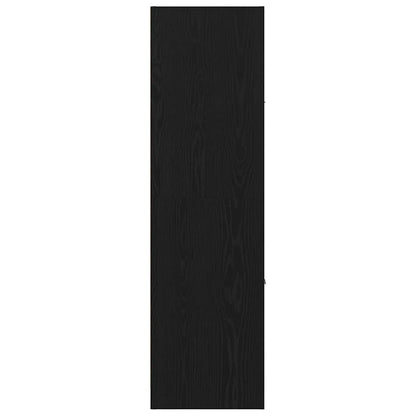 Apothecary Cabinet Black oak 40 x 41 x 144.5 cm Engineered wood