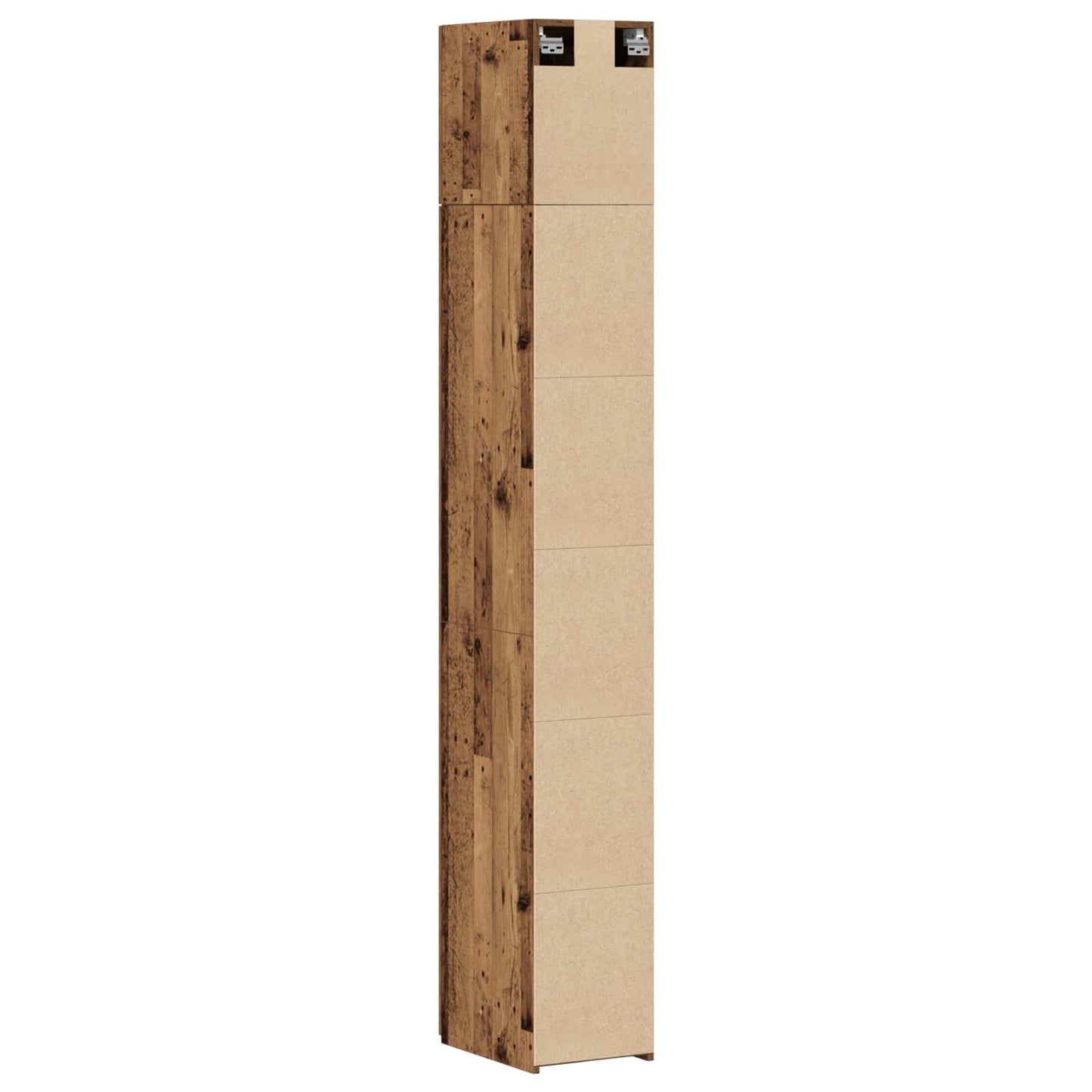 Storage Cabinet with Shelves Old Wood 30 x 42.5 x 225 cm