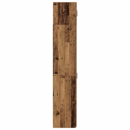 Storage Cabinet with Shelves Old Wood 30 x 42.5 x 225 cm