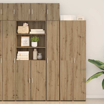Storage Cabinet with Shelves Artisan Oak 30 x 42.5 x 225 cm