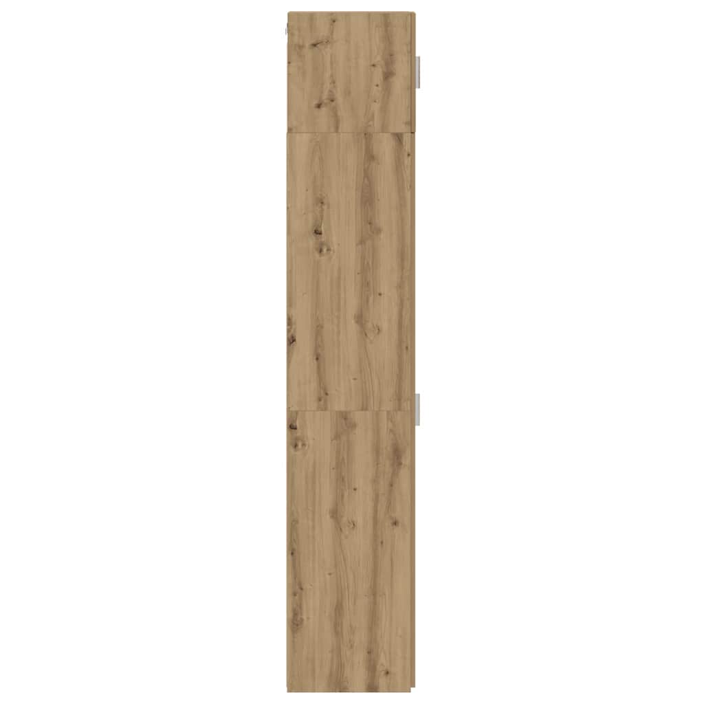Storage Cabinet with Shelves Artisan Oak 30 x 42.5 x 225 cm