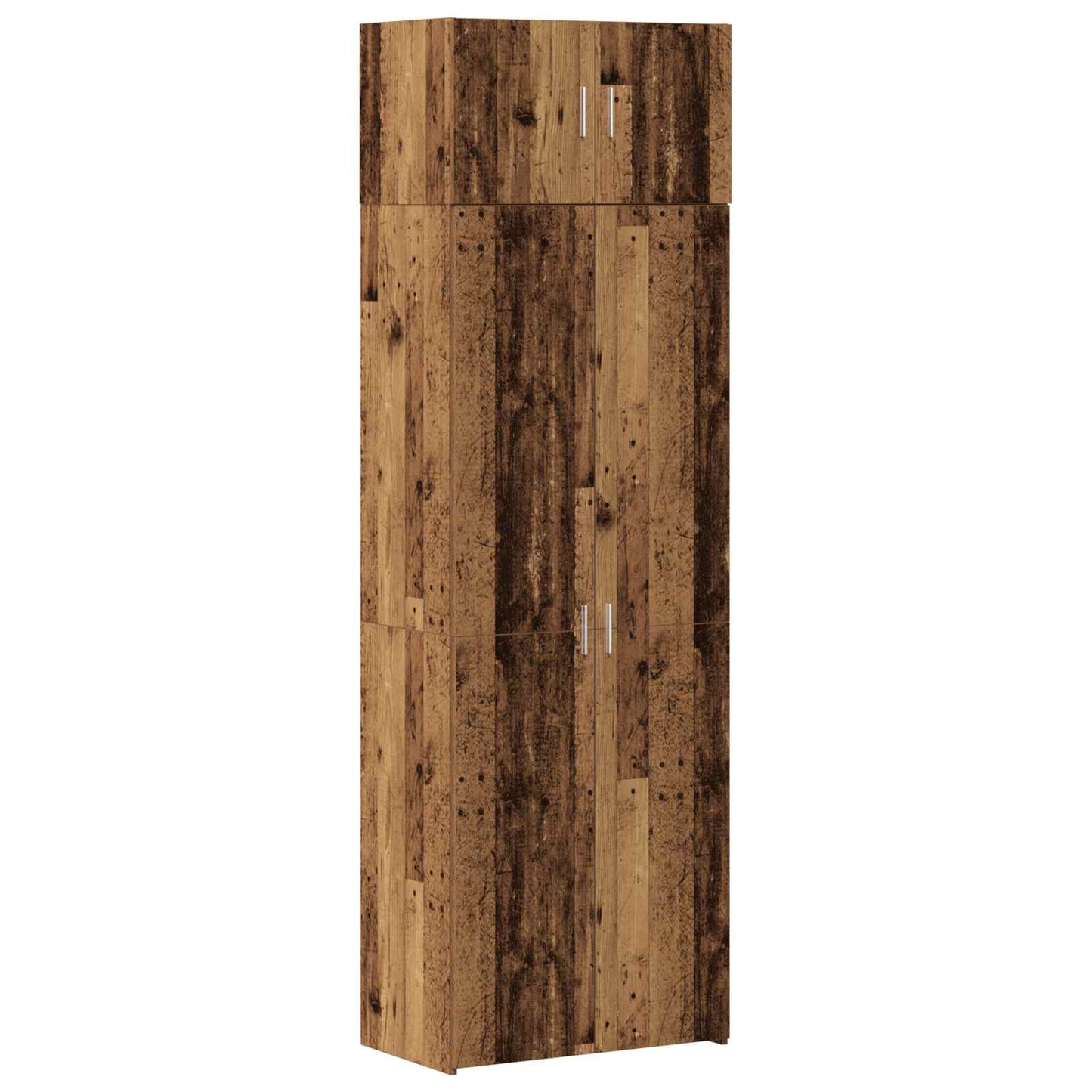 Storage Cabinet 3 pcs Old Wood