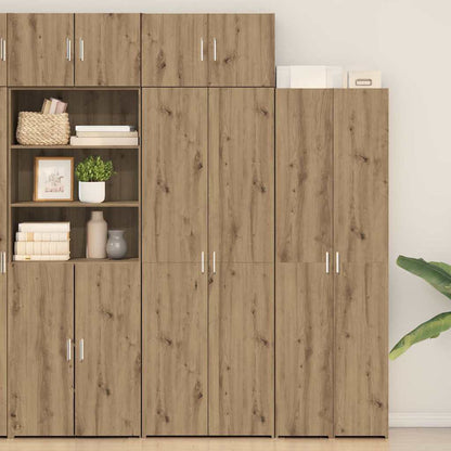 Storage Cabinet 3 pcs Artisan Oak