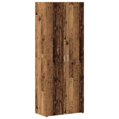 Storage Cabinet 3 pcs Old Wood
