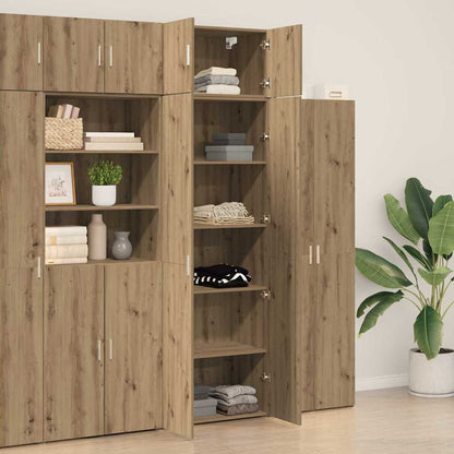 Storage Cabinet 3 pcs Artisan Oak