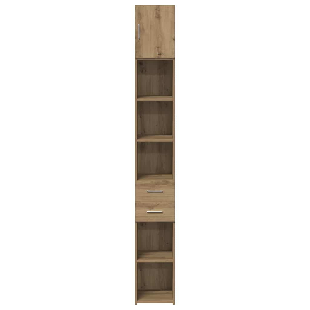 Storage Cabinet 2 pcs Artisan Oak 30 x 42.5 x 225 cm
