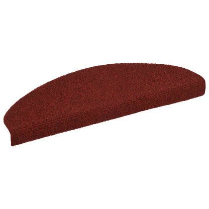 Stair Mats Self-adhesive 20 pcs 65x21x4 cm Bordeaux Red
