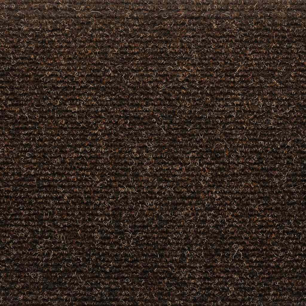 Stair Mats Self-adhesive 20 pcs 65x21x4 cm Brown Half Round Large