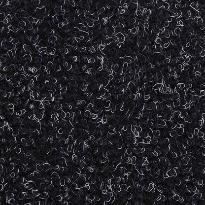 Stair Mats Self-adhesive 30 pcs 65x21x4 cm Black Half Round