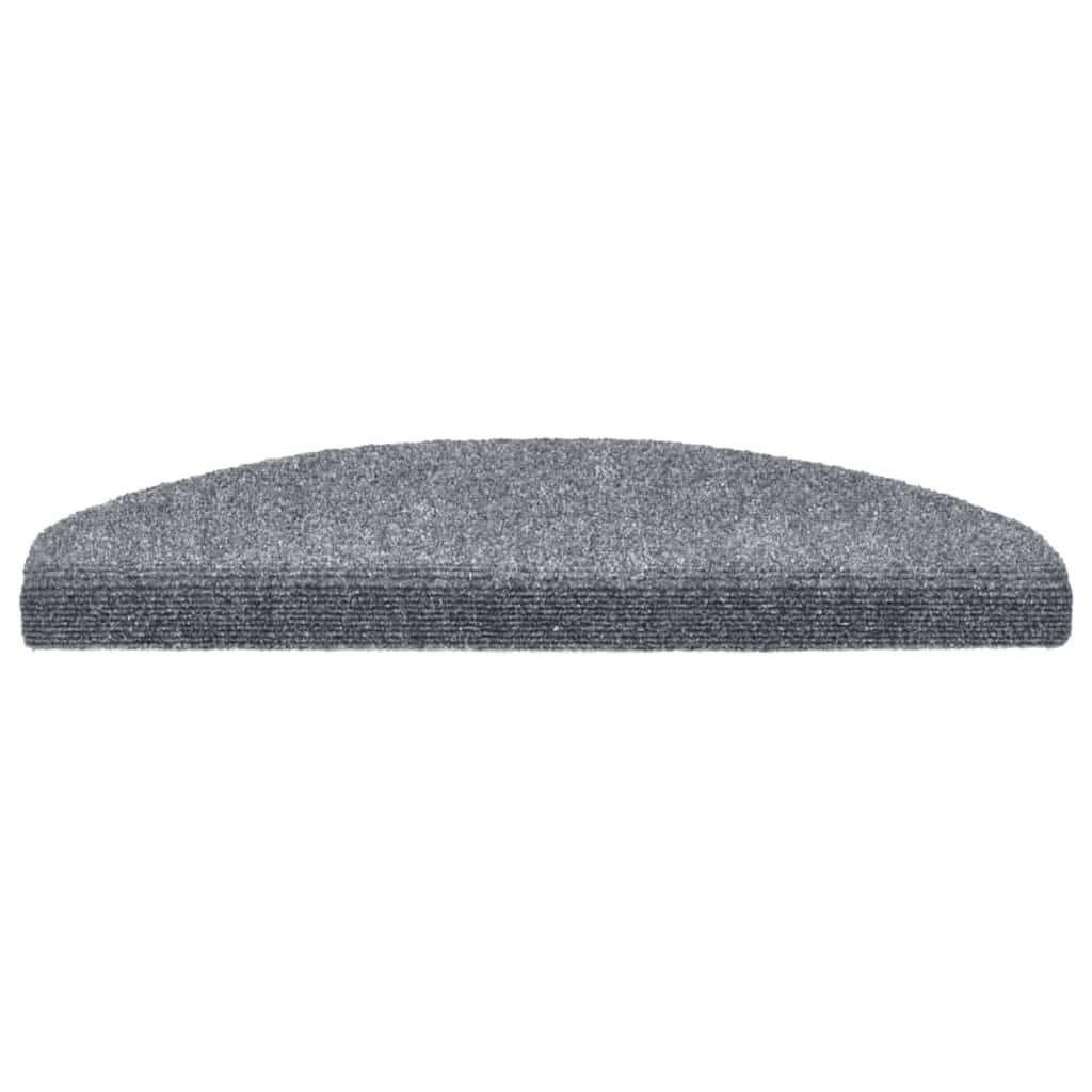 Stair Mats Self-adhesive 30 pcs 65x21x4 cm Light Grey