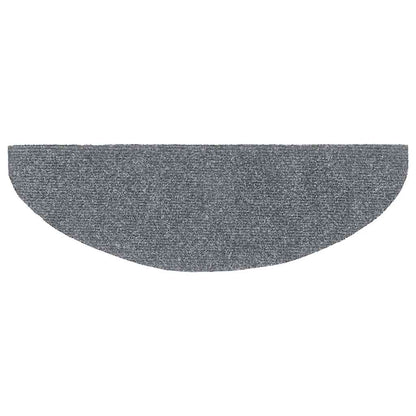 Stair Mats Self-adhesive 30 pcs 65x21x4 cm Light Grey