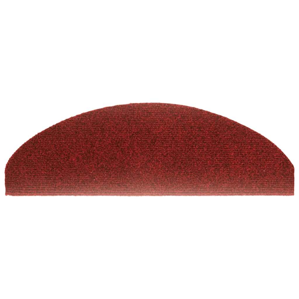 Stair Mats Self-adhesive 30 pcs 65x21x4 cm Bordeaux Red