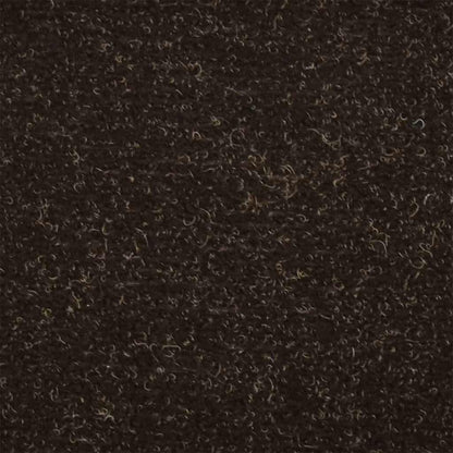 Stair Mats Self-adhesive 30 pcs 65x21x4 cm Dark Brown Half Round Large