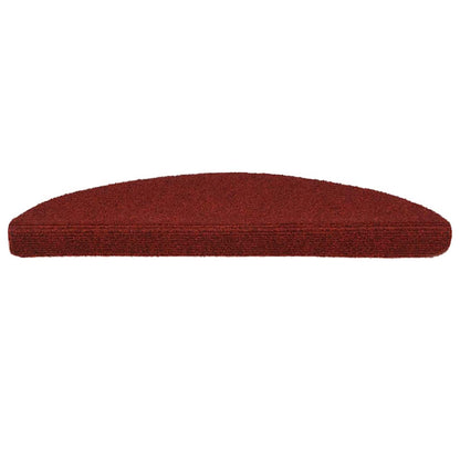 Stair Mats Self-adhesive 20 pcs 56x17x3 cm Bordeaux Red