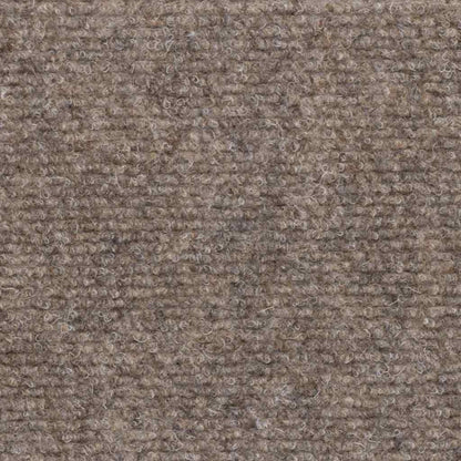 Stair Mats Self-adhesive 20 pcs 56x17x3 cm Beige Half Round