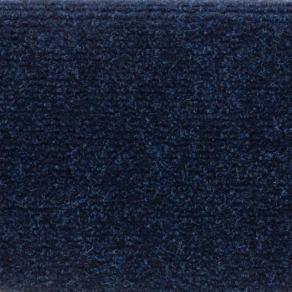 Stair Mats Self-adhesive 20 pcs 56x17x3 cm Navy Half Round
