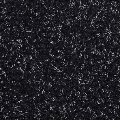 Stair Mats Self-adhesive 30 pcs 56x17x3 cm Black Half Round