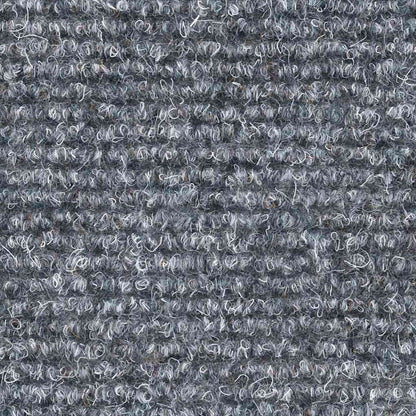 Stair Mats Self-adhesive 30 pcs 56x17x3cm Light Grey Half Round