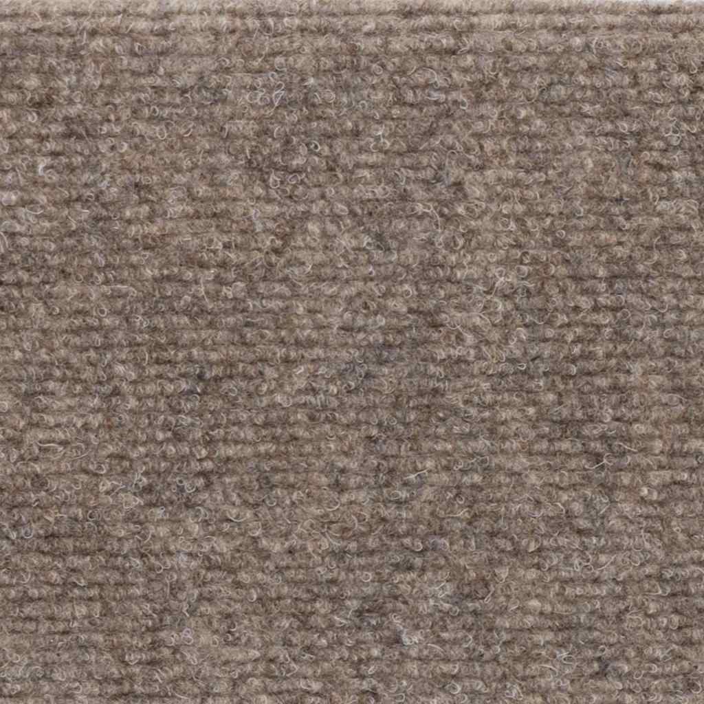 Stair Mats Self-adhesive 30 pcs 56x17x3 cm Beige Half Round