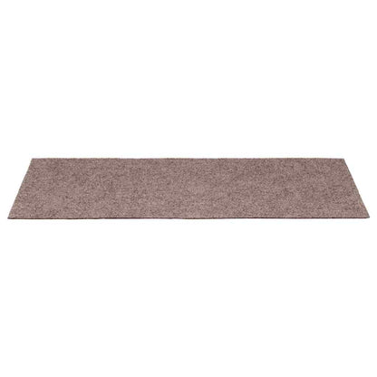 Stair Mats Self-adhesive 30 pcs 65x21x4 cm Light Brown Rectangular Edge