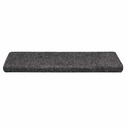Stair Mats Self-adhesive 30 pcs 65x21x4 cm Dark Grey Rectangular Edge