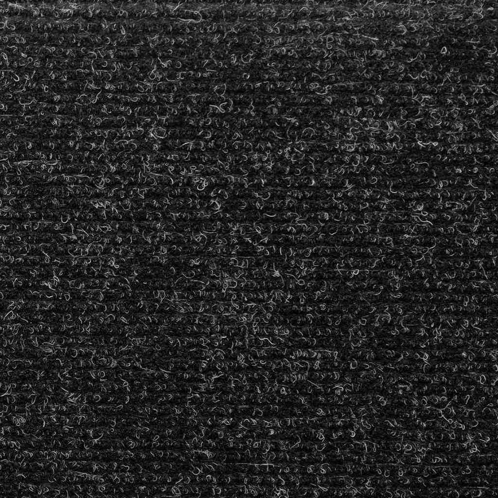 Stair Mats Self-adhesive 30 pcs 65x21x4 cm Black