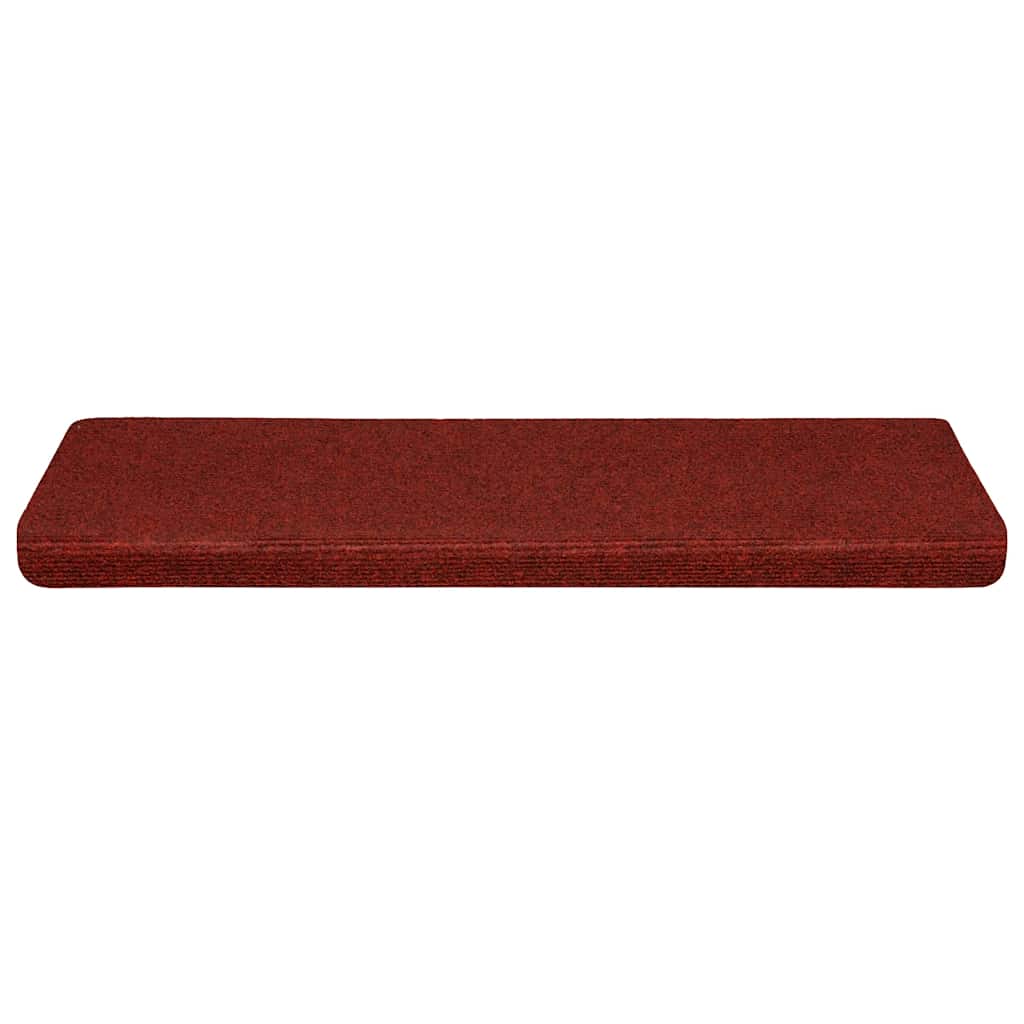Stair Mats Self-adhesive 30 pcs 65x21x4 cm Bordeaux Red