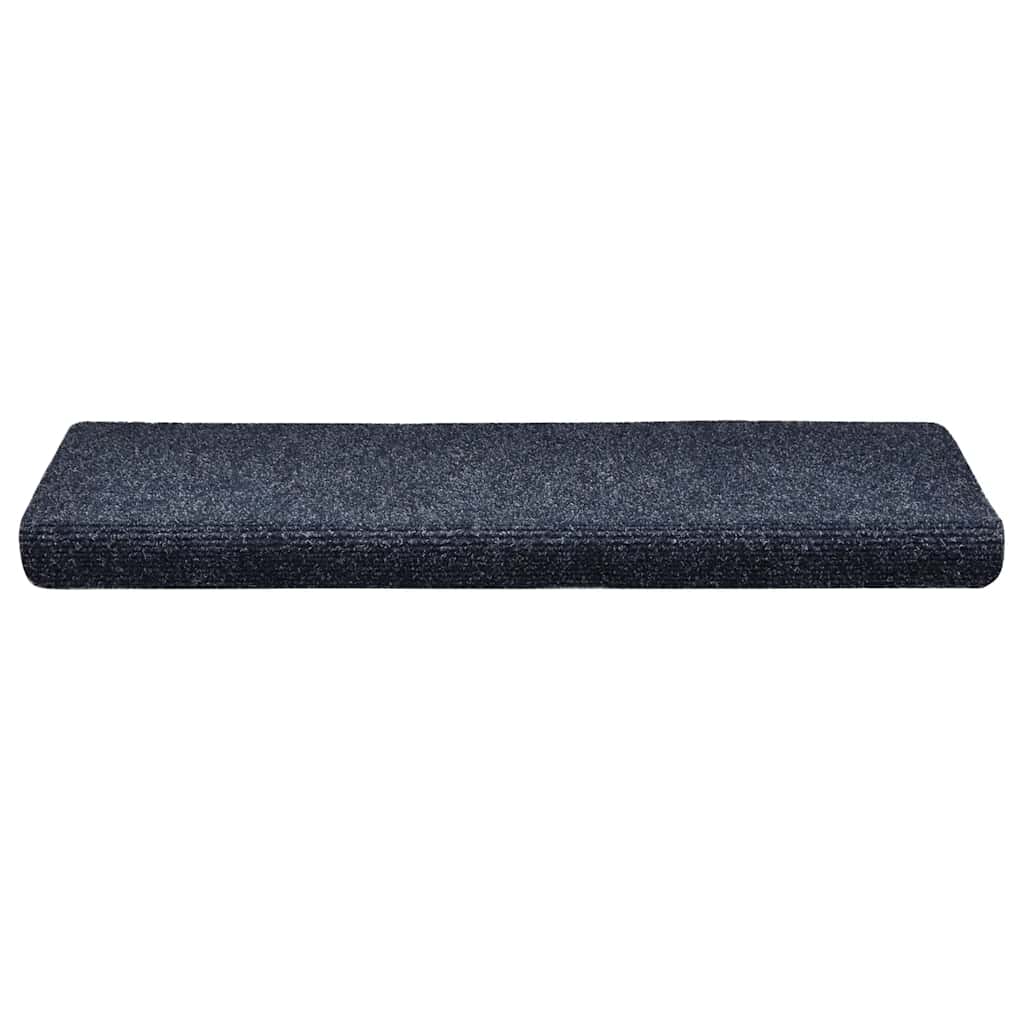 Stair Mats Self-adhesive 30 pcs 65x21x4 cm Blue Rectangular Edge