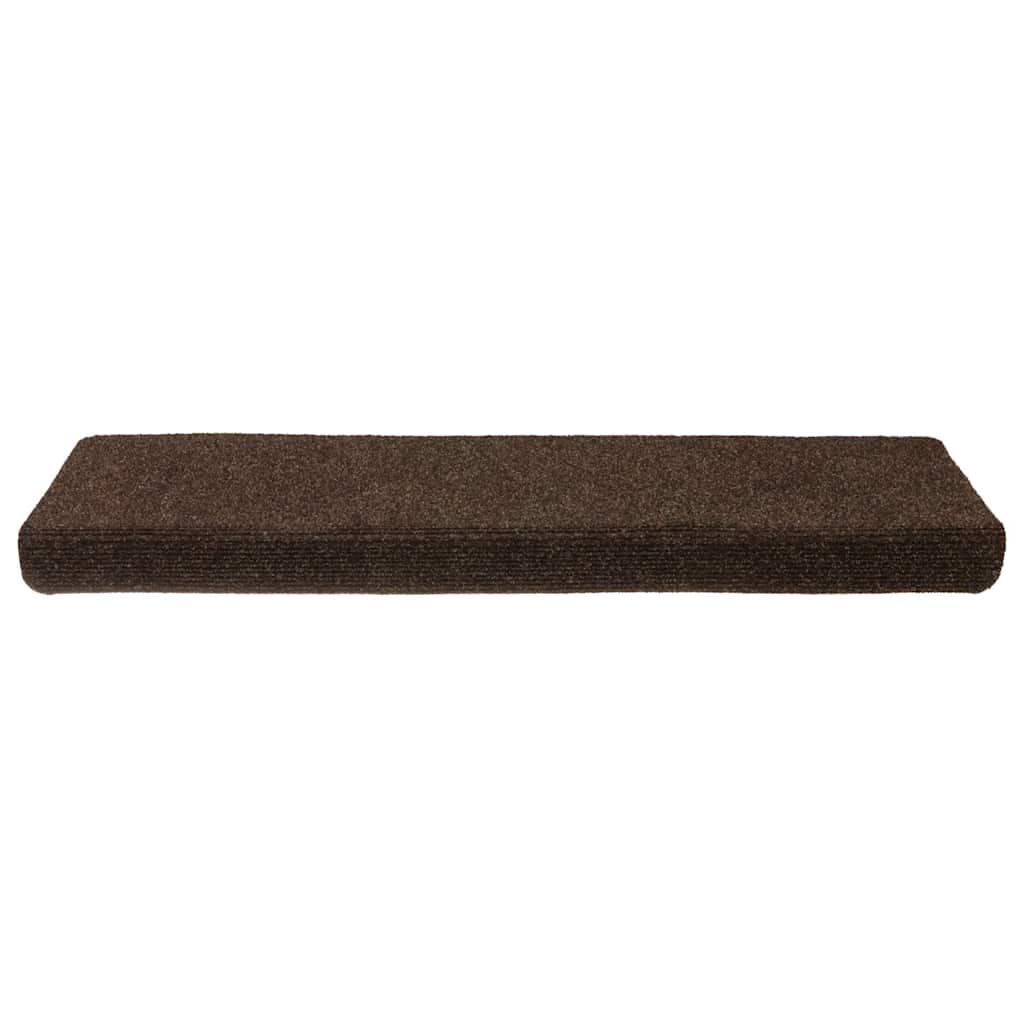 Stair Mats Self-adhesive 30 pcs 65x21x4 cm Brown
