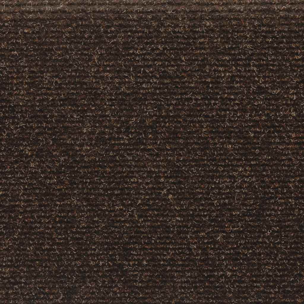 Stair Mats Self-adhesive 30 pcs 65x21x4 cm Brown