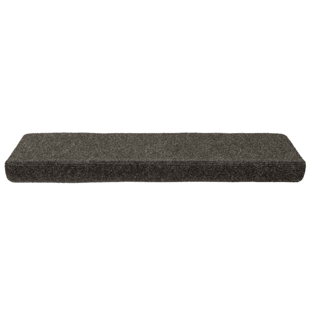 Stair Mats Self-adhesive 30 pcs 65x21x4 cm Anthracite