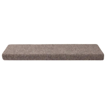 Stair Mats Self-adhesive 30 pcs 65x21x4 cm Beige Rectangular Edge