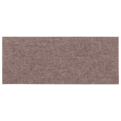 Stair Mats Self-adhesive 30 pcs 60x25 cm Light Brown Rectangular