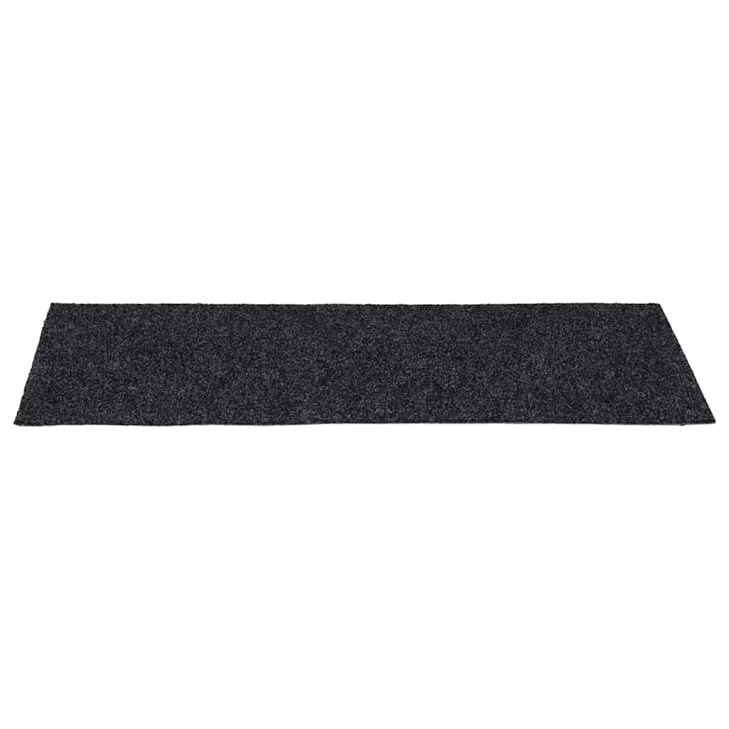 Stair Mats Self-adhesive 30 pcs 60x25 cm Dark Grey Rectangular