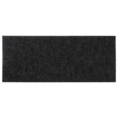 Stair Mats Self-adhesive 30 pcs 60x25 cm Black Rectangular
