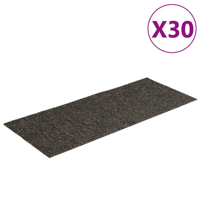 Stair Mats Self-adhesive 30 pcs 60x25 cm Anthracite Rectangular