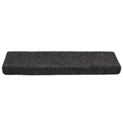 Stair Mats Self-adhesive 20 pcs 65x21x4 cm Dark Grey Rectangular Edge