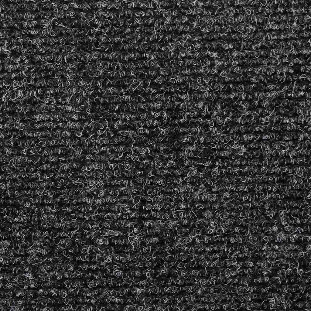 Stair Mats Self-adhesive 20 pcs 65x21x4 cm Dark Grey Rectangular Edge