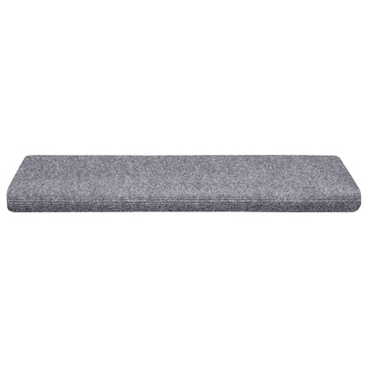 Stair Mats Self-adhesive 20 pcs 65x21x4 cm Light Grey Rectangular Edge