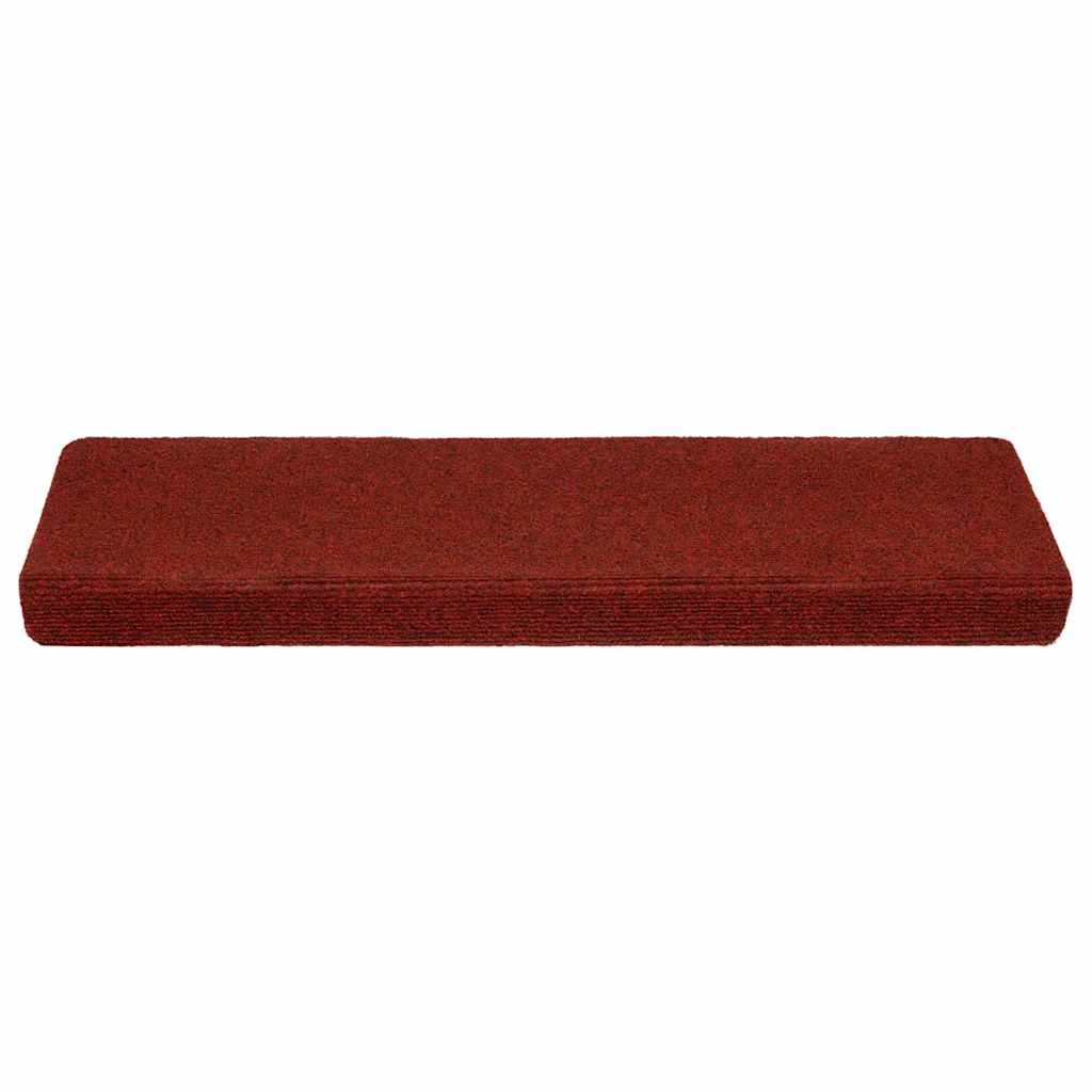 Stair Mats Self-adhesive 20 pcs 65x21x4 cm Bordeaux Red