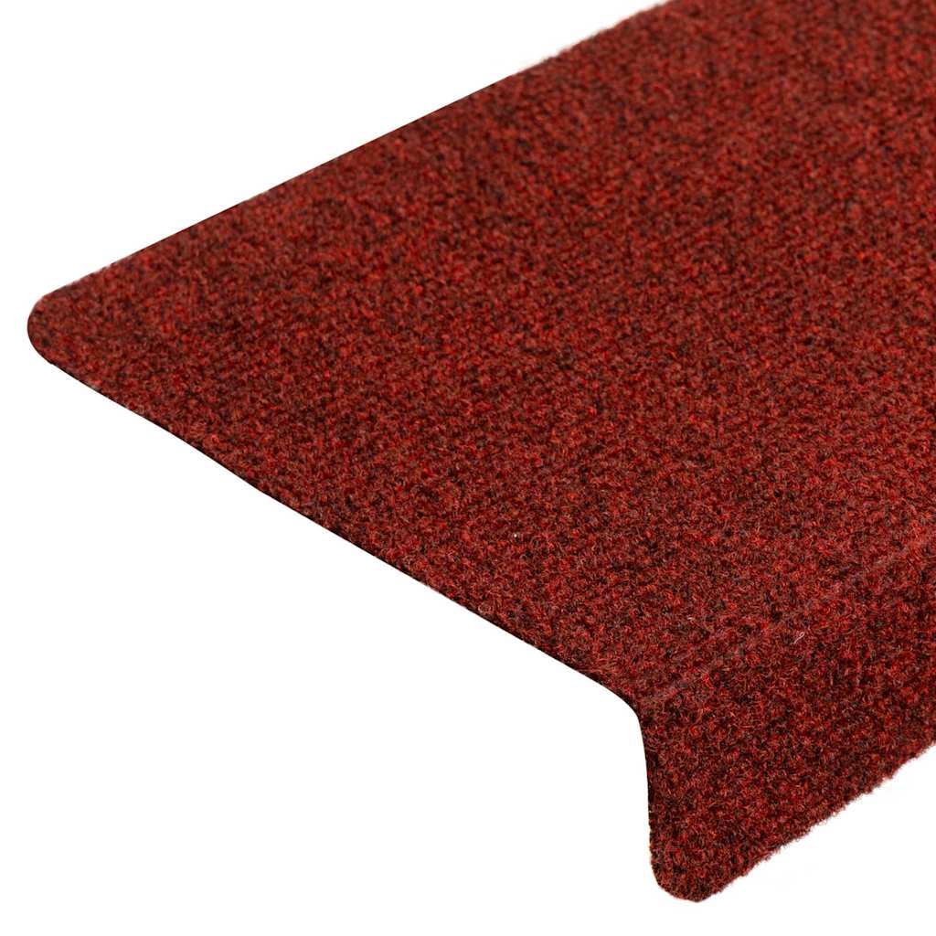 Stair Mats Self-adhesive 20 pcs 65x21x4 cm Bordeaux Red
