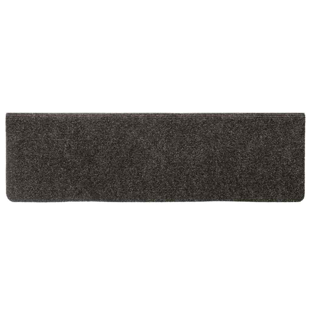 Stair Mats Self-adhesive 20 pcs 65x21x4 cm Anthracite Rectangular Edge